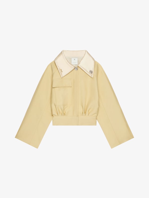 Givenchy Jacket In Cotton With Adjustable Collar