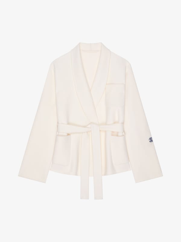 Givenchy Jacket In Wool With HG Embroidery