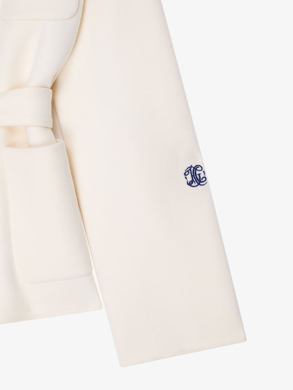 Givenchy Jacket In Wool With HG Embroidery