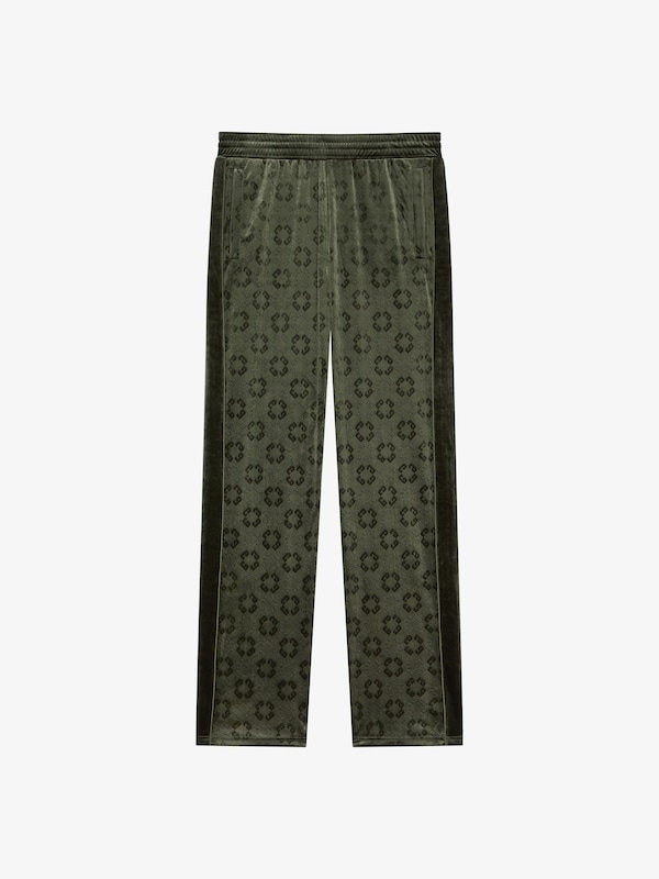 Givenchy Jogger Pants In Monogram 72 Velvet