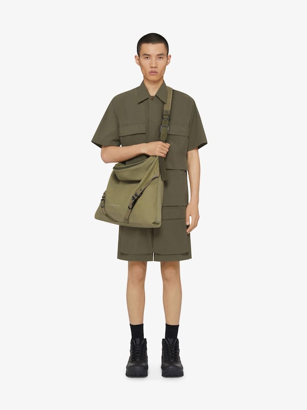 Givenchy Large Voyou Bag In Canvas