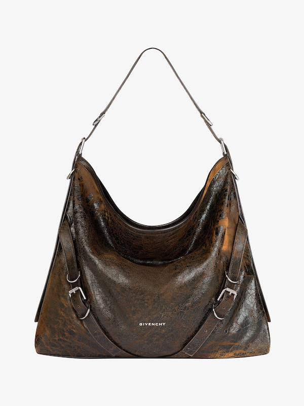 Givenchy Large Voyou bag in crackled leather