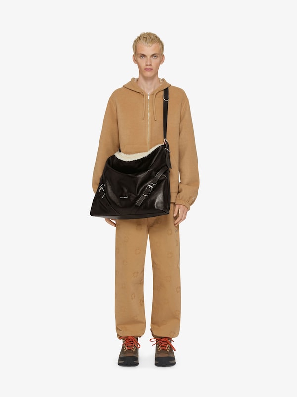 Givenchy Large Voyou Bag In Shearling