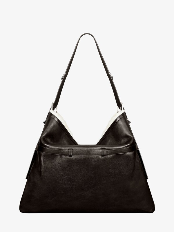 Givenchy Large Voyou Bag In Shearling