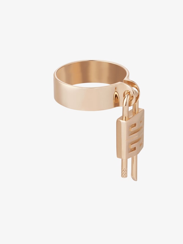 Givenchy Lock Ring In Metal