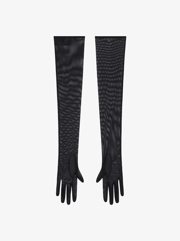 Givenchy Long Gloves In Tulle