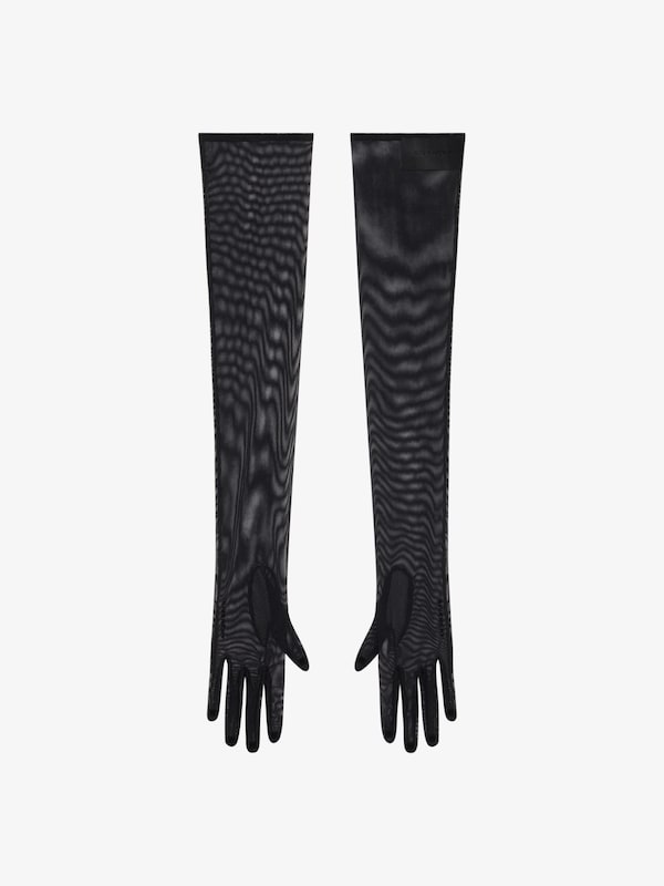 Givenchy Long Gloves In Tulle
