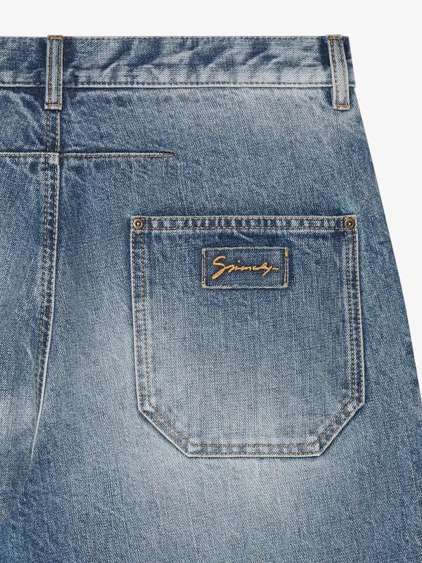 Givenchy Loose Fit Jeans In Washed Denim