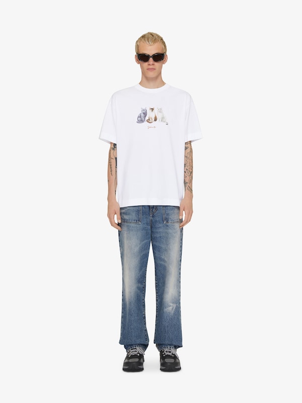 Givenchy Loose fit jeans in washed denim
