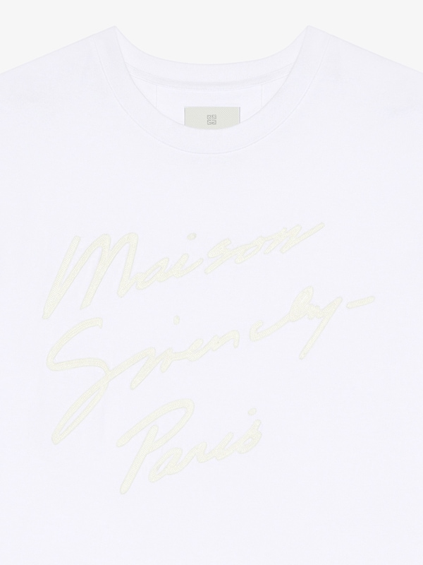 Givenchy Maison GIVENCHY T-shirt In Cotton