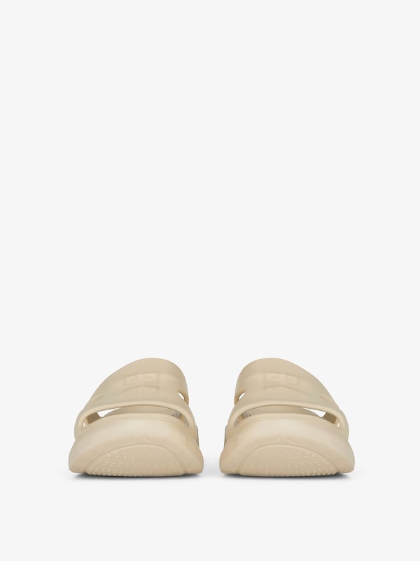 Givenchy Marshmallow Flat Mules In Rubber