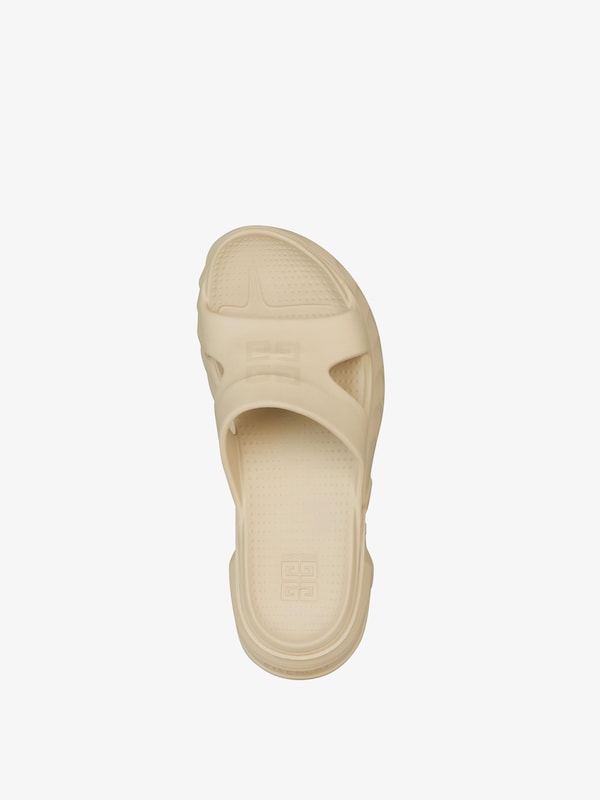 Givenchy Marshmallow Flat Mules In Rubber