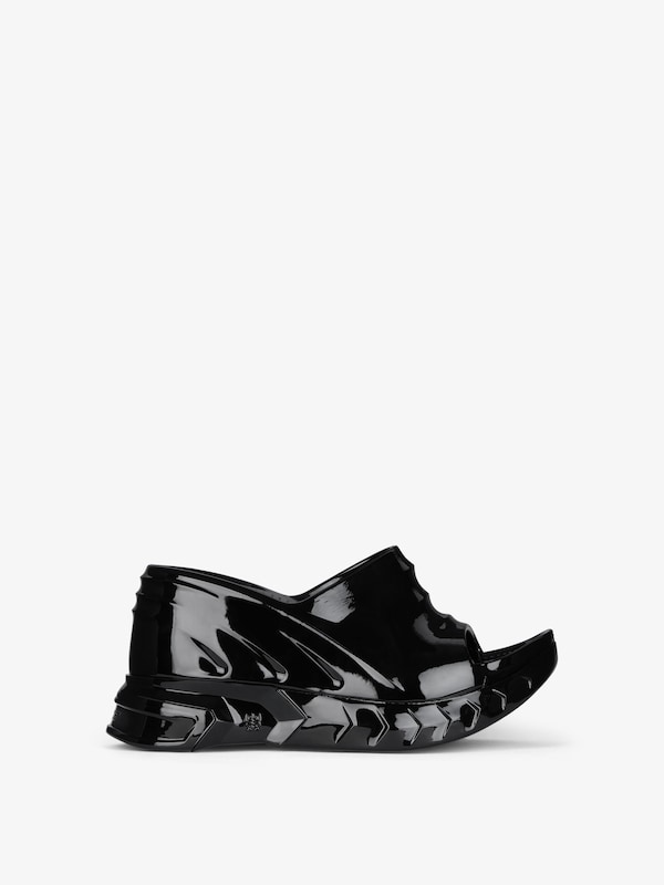 Givenchy Marshmallow wedge mules in rubber