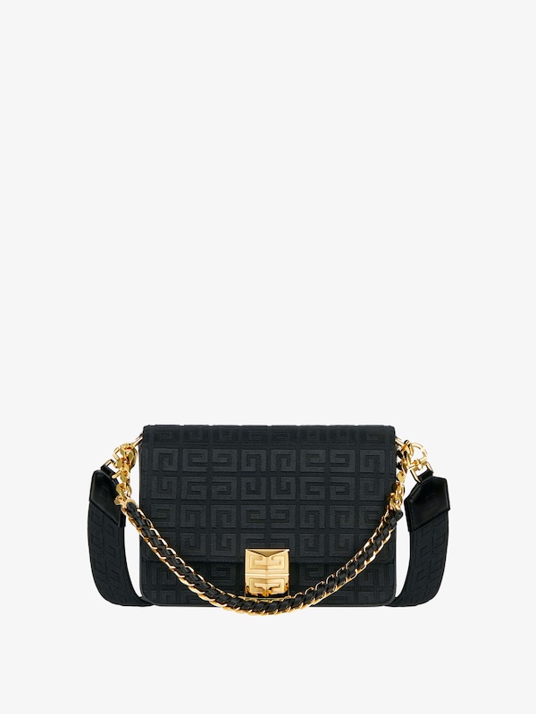 Givenchy Medium 4G bag in 4G embroidery with chain