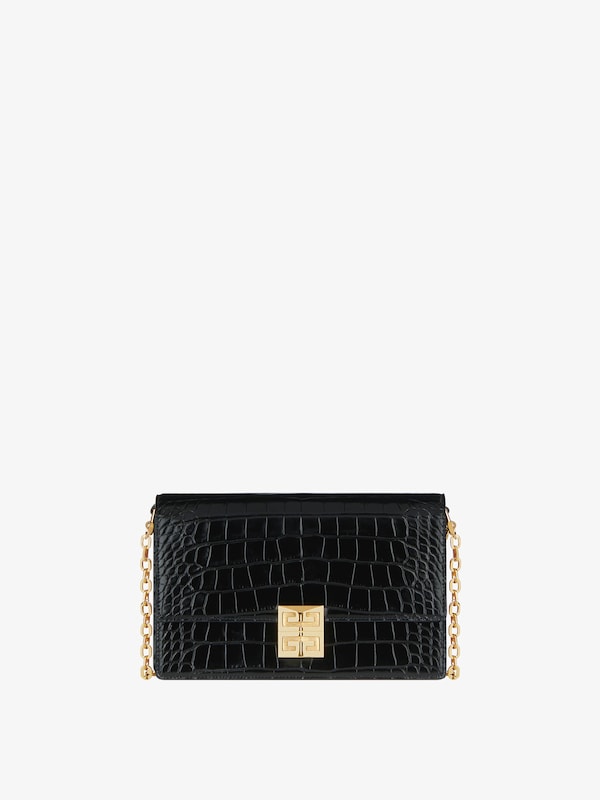 Givenchy Medium 4G bag in alligator with chain