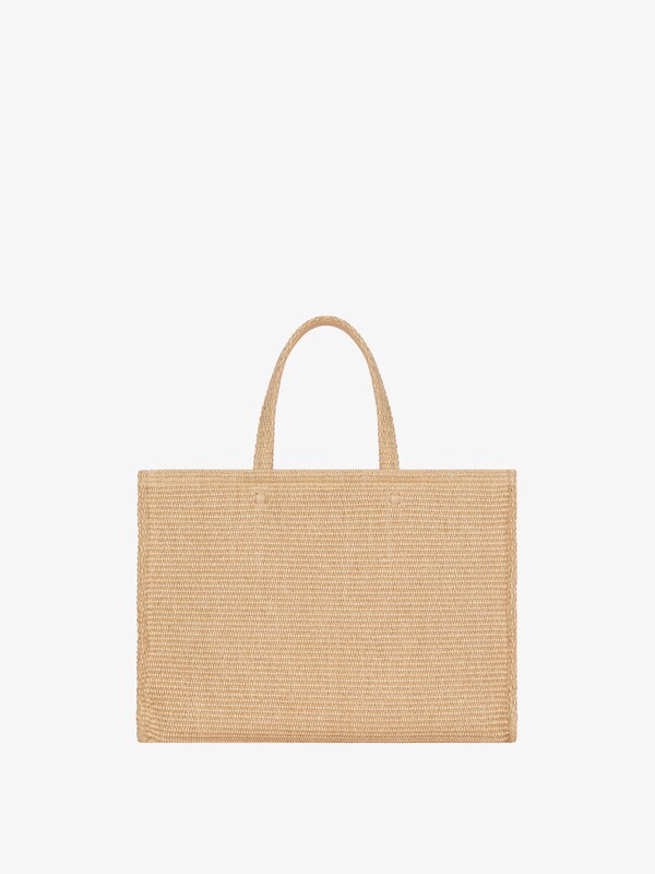 Givenchy Medium G-Tote Bag In Raffia