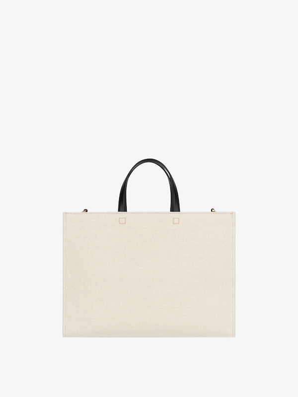 Givenchy Medium G-Tote Shopping Bag In Canvas