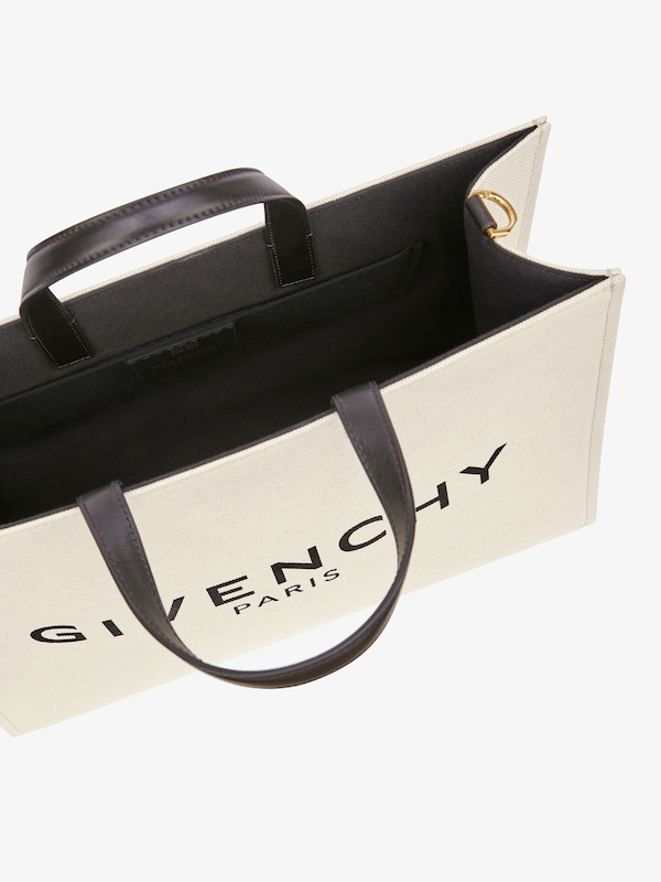Givenchy Medium G-Tote Shopping Bag In Canvas