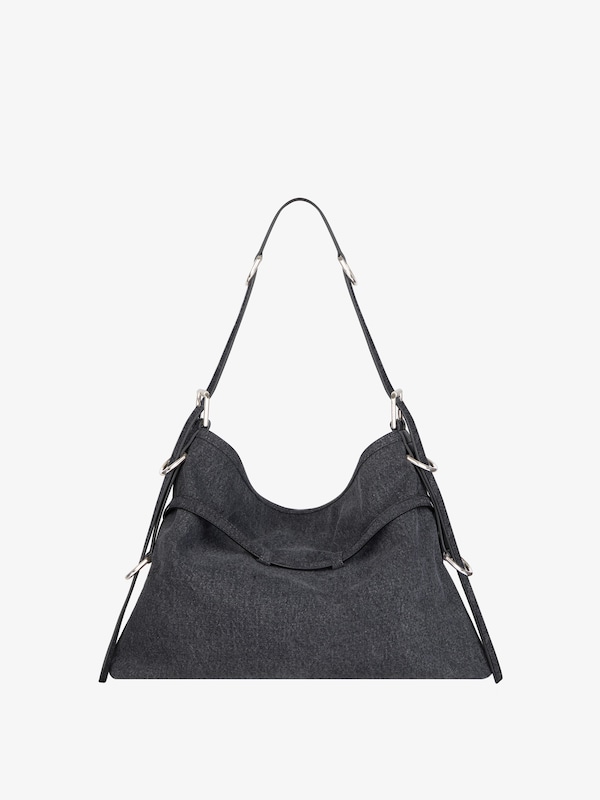 Givenchy Medium Voyou Bag In Denim