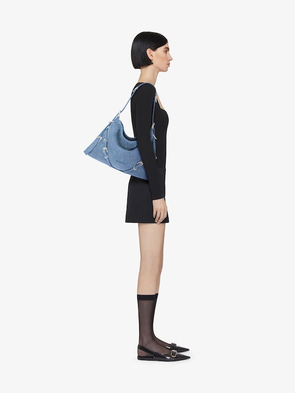 Givenchy Medium Voyou Bag In Denim