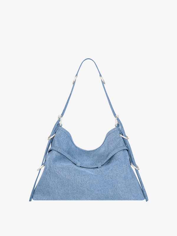 Givenchy Medium Voyou Bag In Denim