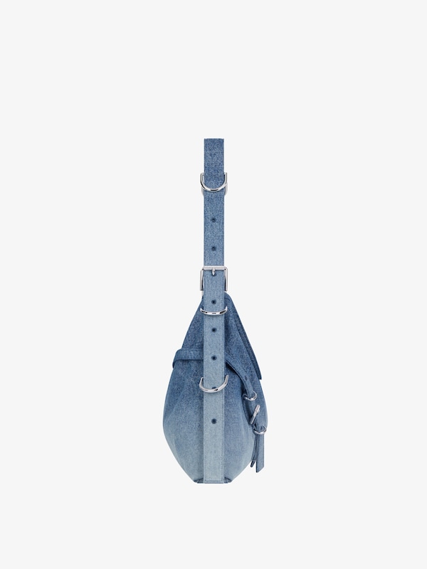 Givenchy Medium Voyou Bag In Gradient Denim