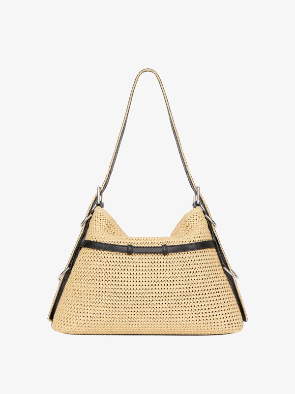 Givenchy Medium Voyou Bag In Raffia
