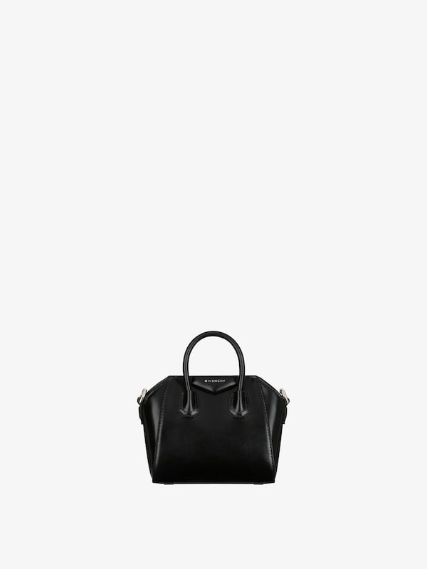 Givenchy Micro Antigona bag in Box leather