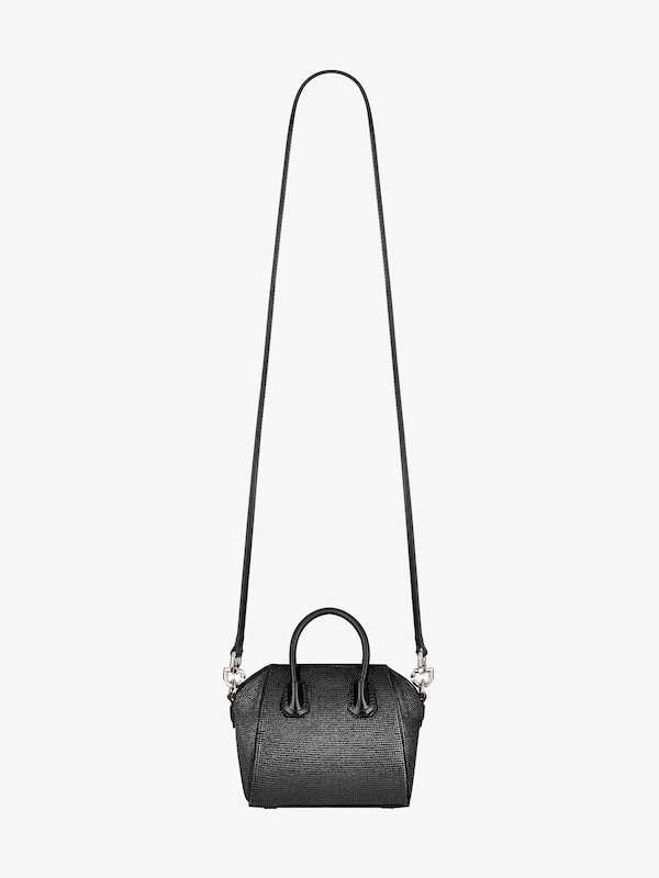Givenchy Micro Antigona Bag In Satin With Strass