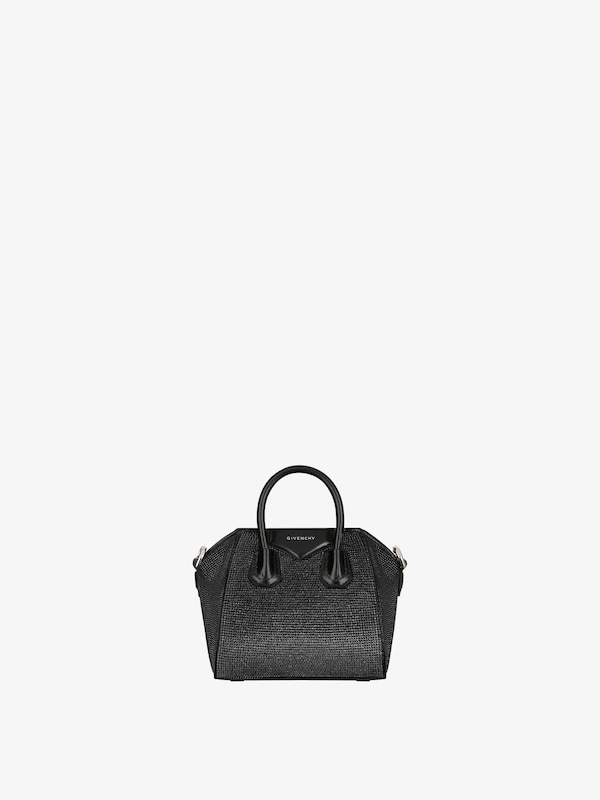 Givenchy Micro Antigona bag in satin with strass