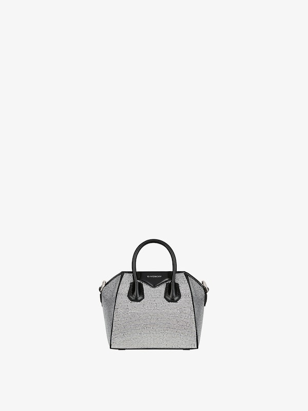 Givenchy Micro Antigona bag in satin with strass