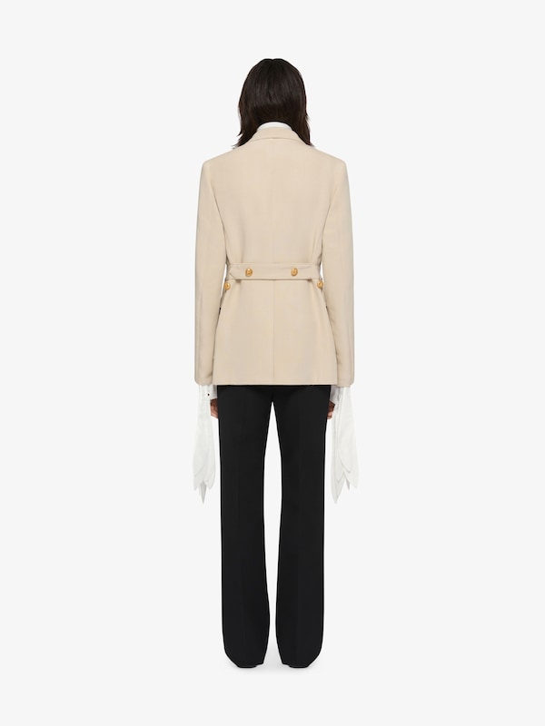 Givenchy Military Jacket In Silk And Cotton