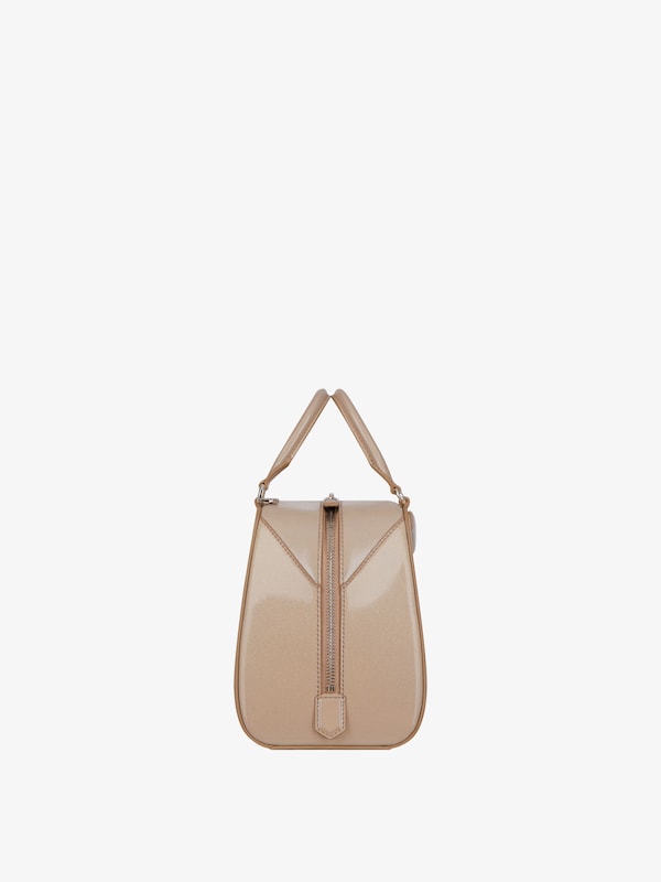 Givenchy Mini Antigona Cube Bag In Pearly Leather