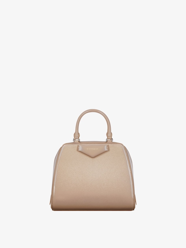 Givenchy Mini Antigona Cube bag in pearly leather