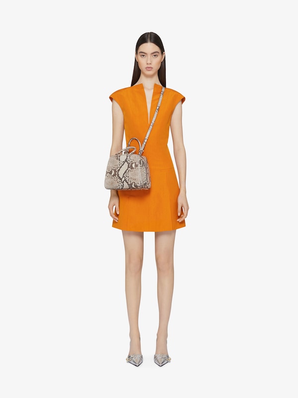 Givenchy Mini Antigona Cube Bag In Python