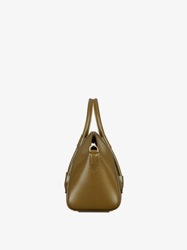 Givenchy Mini Antigona Lock Bag In Box Leather