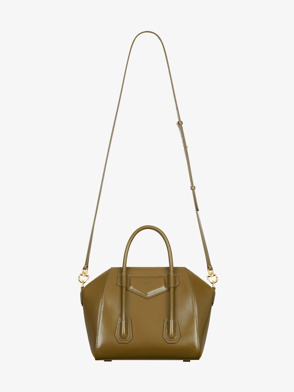 Givenchy Mini Antigona Lock Bag In Box Leather