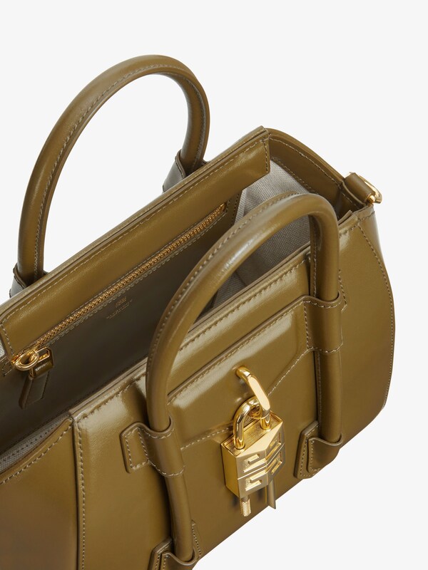 Givenchy Mini Antigona Lock Bag In Box Leather