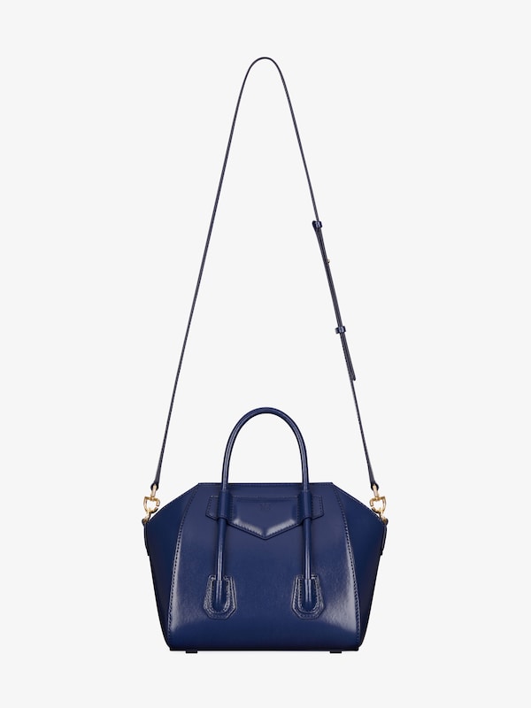 Givenchy Mini Antigona Lock Bag In Box Leather