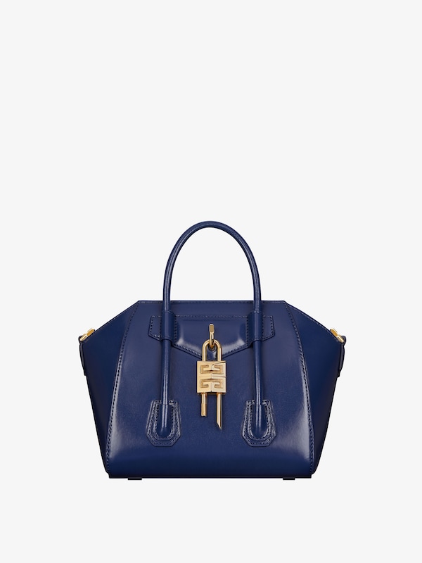 Givenchy Mini Antigona Lock bag in Box leather