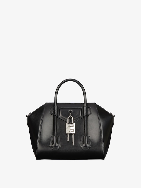Givenchy Mini Antigona Lock bag in Box leather