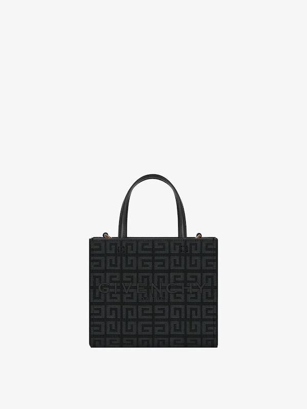 Givenchy Mini G-Tote shopping bag in 4G embroidery