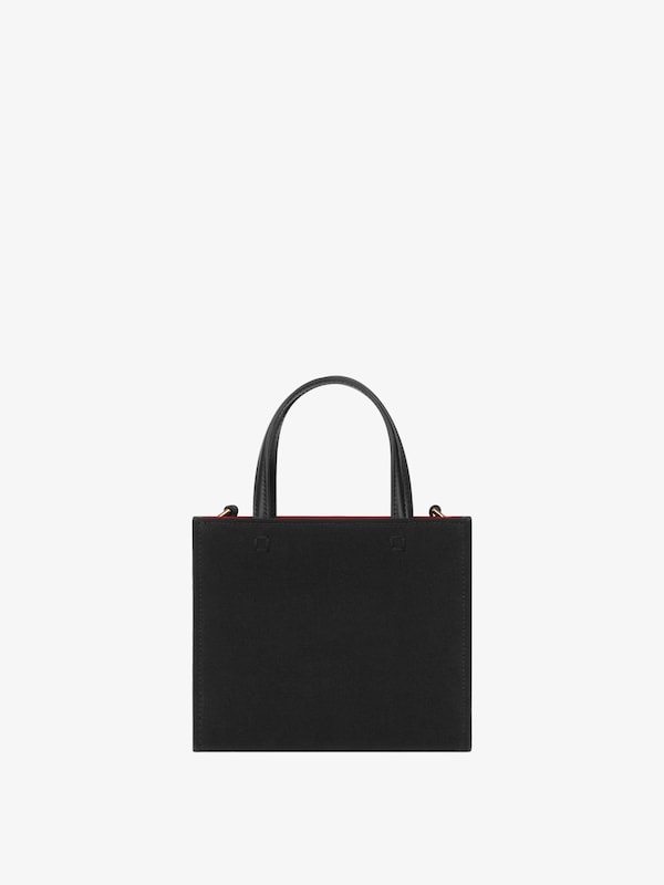 Givenchy Mini G-Tote Shopping Bag In Canvas