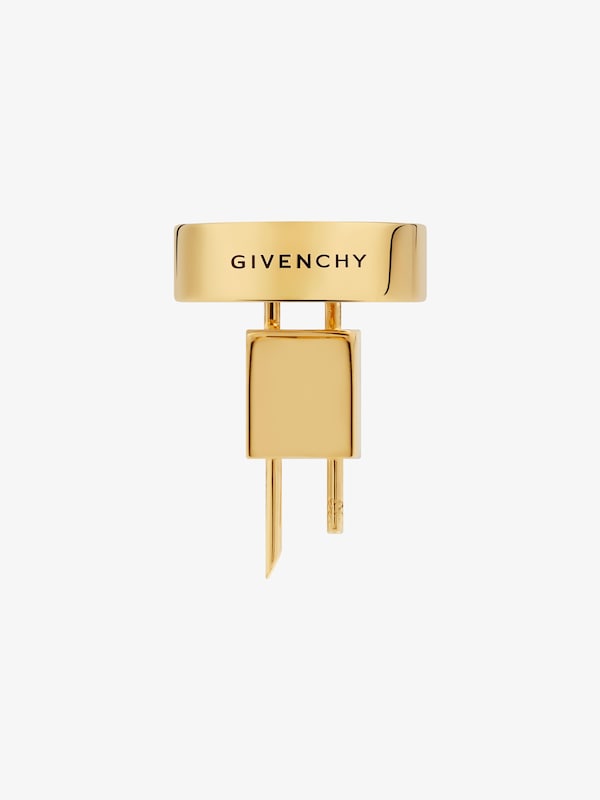 Givenchy Mini Lock Ring In Metal