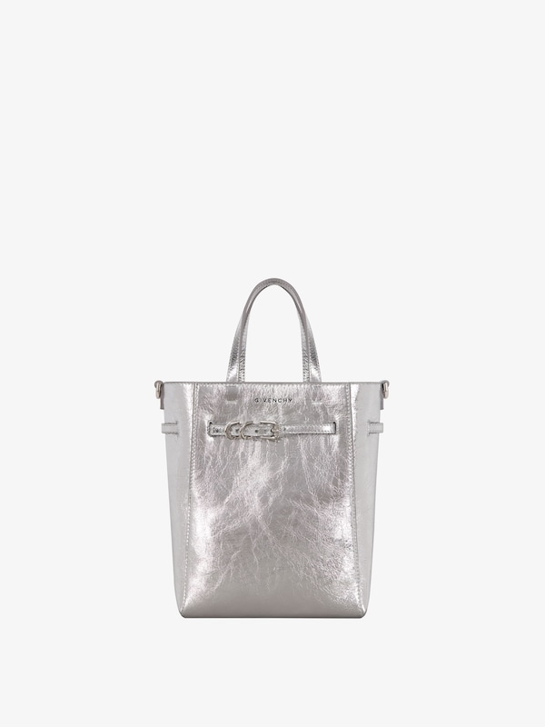 Givenchy Mini Voyou tote bag in laminated leather