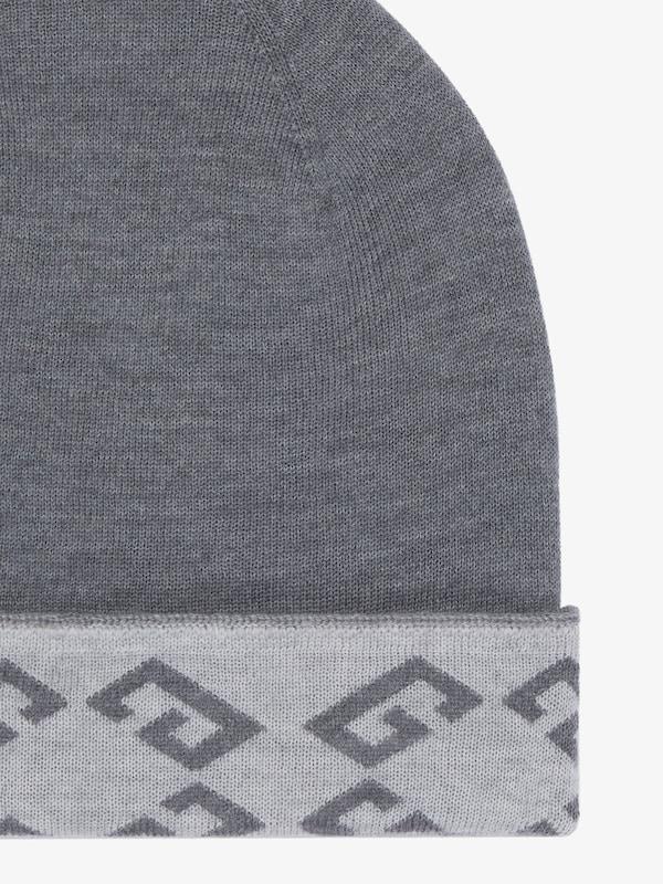 Givenchy GIVENCHY Monogram 72 Double Sided Beanie In Wool