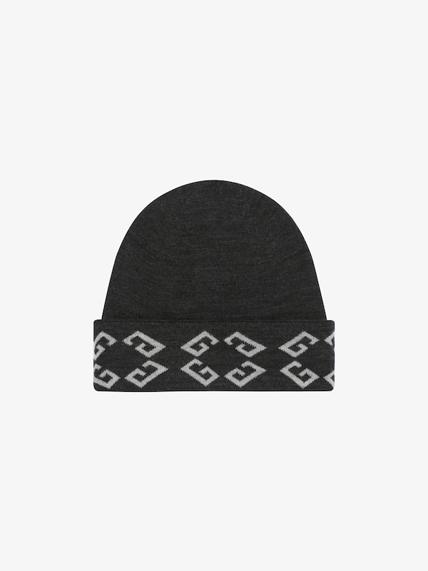Givenchy GIVENCHY monogram 72 double sided beanie in wool