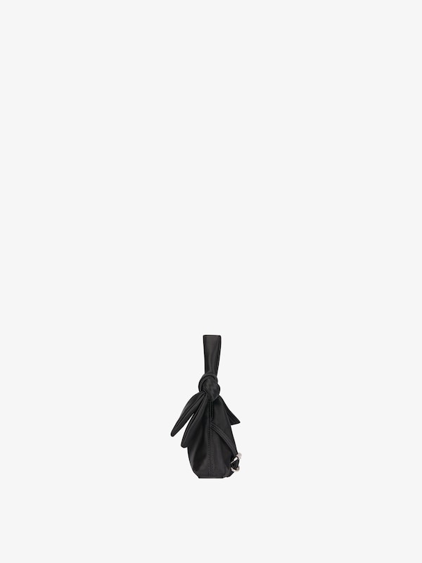 Givenchy Nano Voyou Bag In Satin With Bow Detail