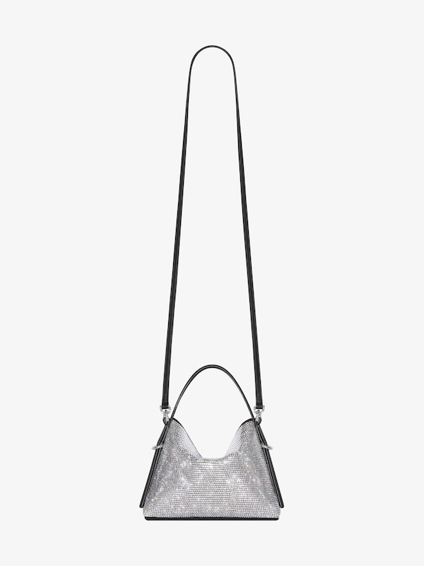 Givenchy Nano Voyou Bag In Satin With Strass