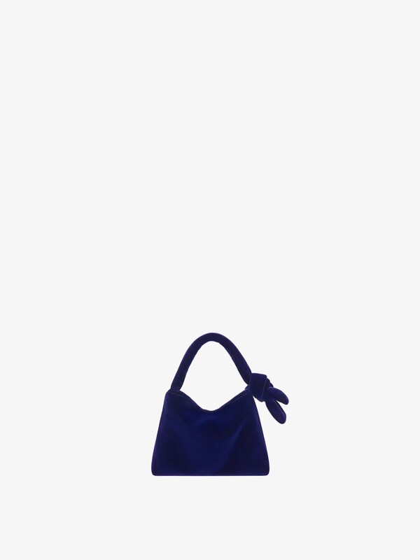 Givenchy Nano Voyou Bag In Velvet With Bow Detail
